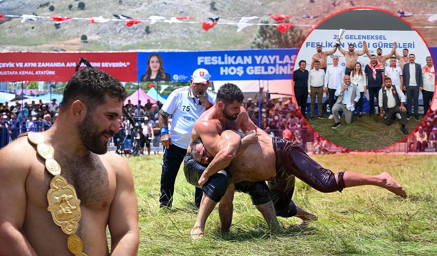 Antalya'da nefes kesen final: Feslikan'da Başpehlivan Erkan Taş oldu!