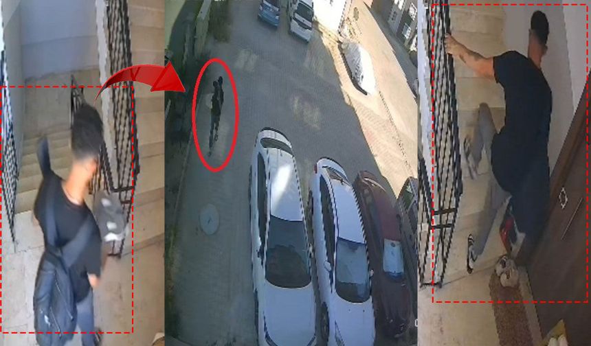 Antalya'da pes dedirten ayakkabı hırsızı! Beğenmediğini bıraktı, seçtiklerini poşete doldurdu