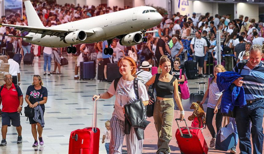 Hava yoluyla Antalya'ya gelen turist sayısı belli oldu: Zirvede Rusya var