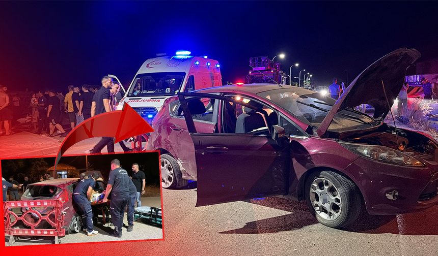 Antalya'da kontrolden çıkan otomobil takla attı: Yaralılar var!