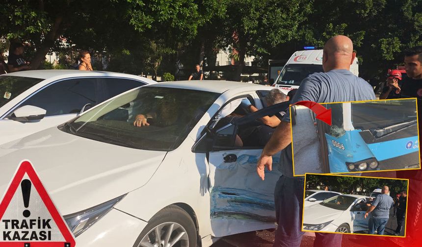 Antalya'da halk otobüsünün karıştığı zincirleme kaza korkuttu!