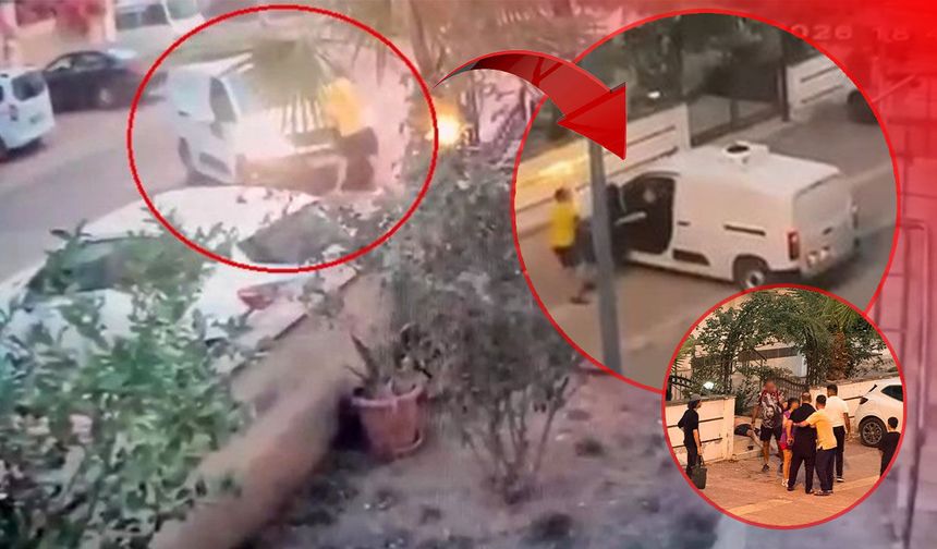 Antalya'da tartıştığı kişiye aracıyla çarpan sürücü emniyete götürüldü!