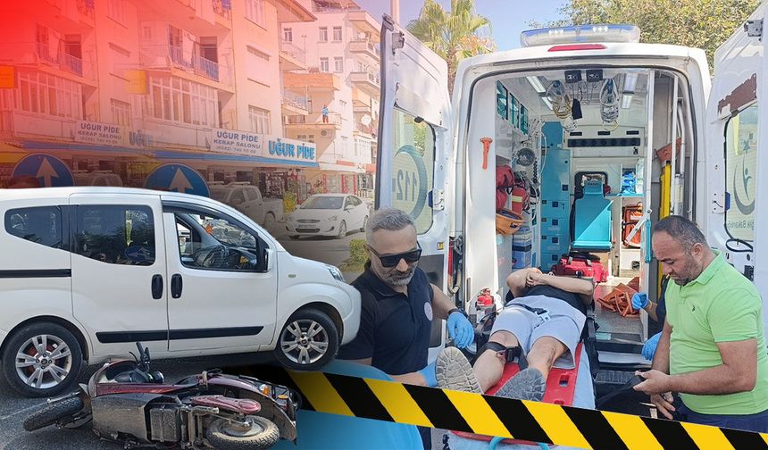 Antalya'da kavşakta trafik kazası: Yaralılar hastaneye kaldırıldı!