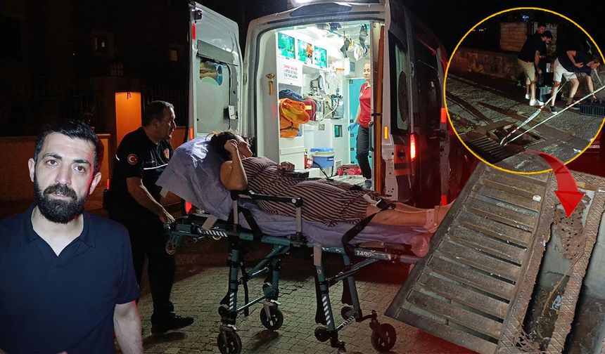 Antalya'da çürük mazgal kabusu: Genç kadın hastanelik oldu!