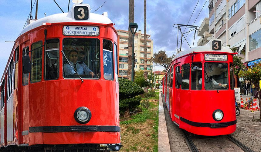 Antalya'da Nostalji Tramvayı'nın kaldırılmasına tepki!