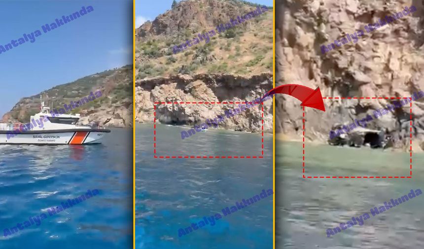 Antalya-Mersin yolunda otomobil denize uçtu: 2 yaralı