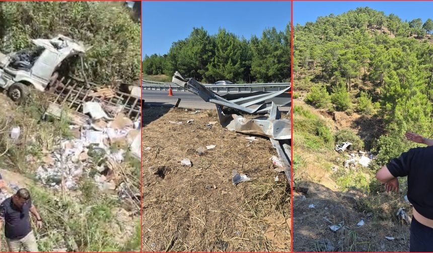 Antalya'da kamyon şarampole devrildi: 1 kişi hayatını kaybetti!