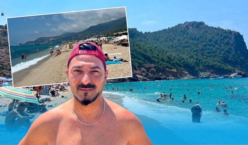 Alanya'da sıcaklık 33 dereceye ulaştı: Sahiller doldu taştı