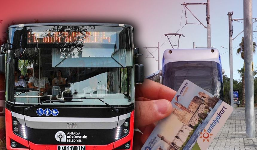 Antalyalılar müjde! Yarın ulaşım ücretsiz olacak