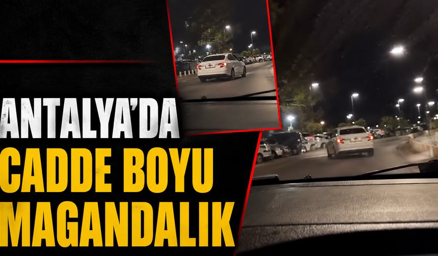 Antalya'da Konyaaltı Sahili'nde magandalık kamerada!