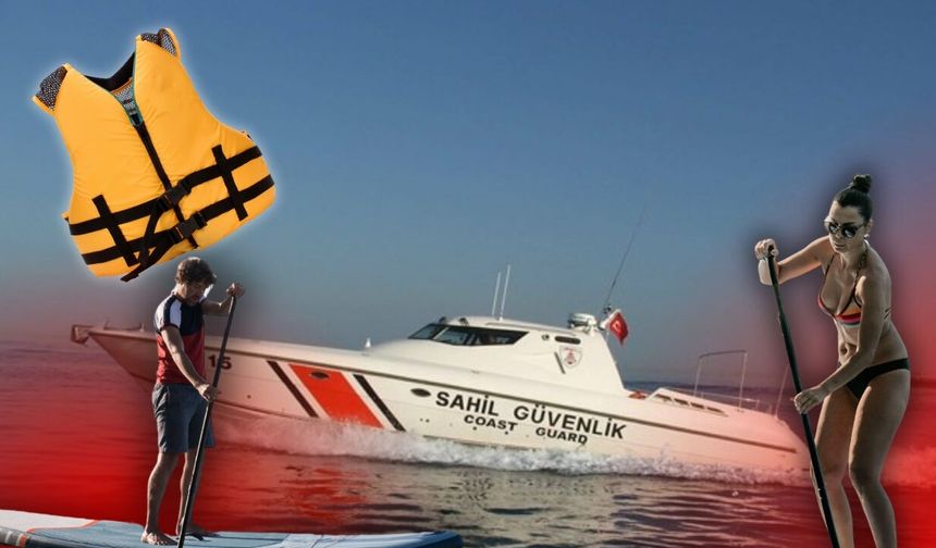 Antalya'da SUP yapanlar dikkat! Sahil Güvenlik'ten sıkı denetim