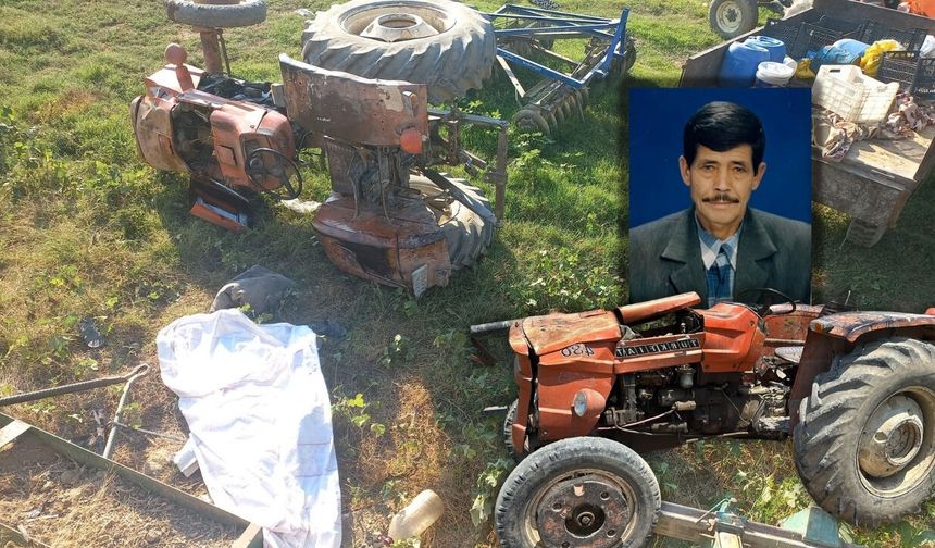 Antalya'da feci ölüm: Traktörün altında kalan sürücü hayatını kaybetti!