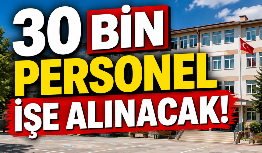 Antalya dahil tüm ülkede 30 bin personel işe alınacak!