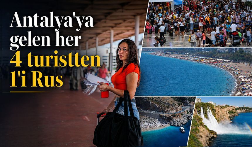 Antalya turizminde 7 aylık tablo: Ruslar yine zirvede