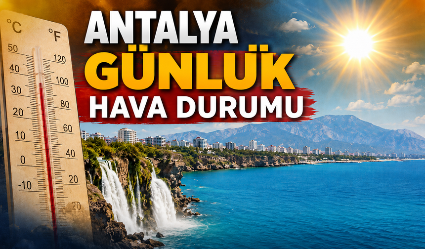 Antalya günlük hava durumu - 12.08.2026