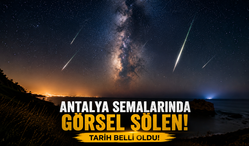 Antalya semalarında görsel şölen! Tarih belli oldu