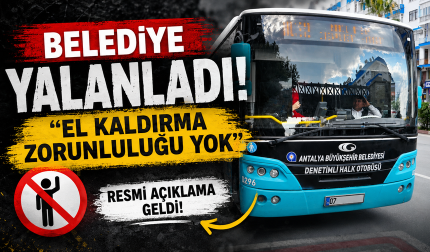 Antalya Büyükşehir Belediyesi iddiaları yalanladı!