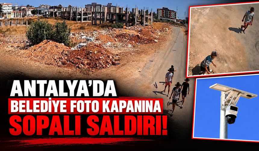 Antalya’da belediye foto kapanına sopalı saldırı! O anlar kamerada