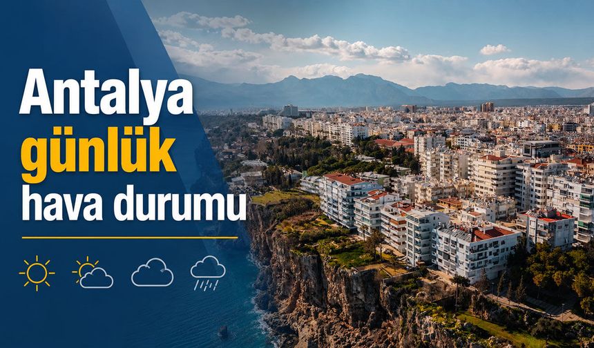 Antalya günlük hava durumu - 04.09.2026