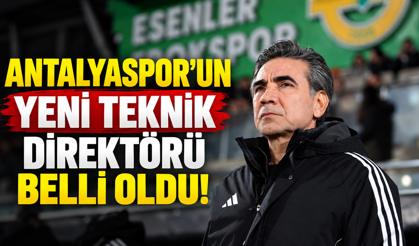 Antalyaspor'un yeni teknik direktörü belli oldu!