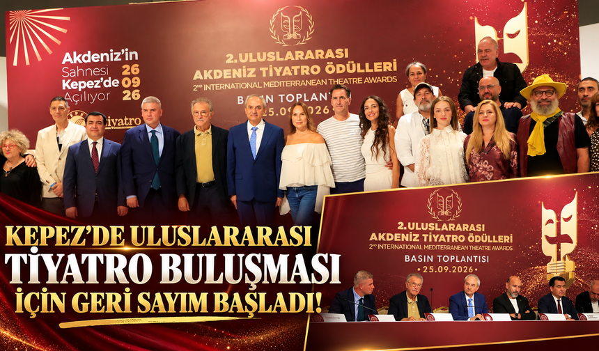 Kepez’de uluslararası tiyatro buluşması için geri sayım başladı!