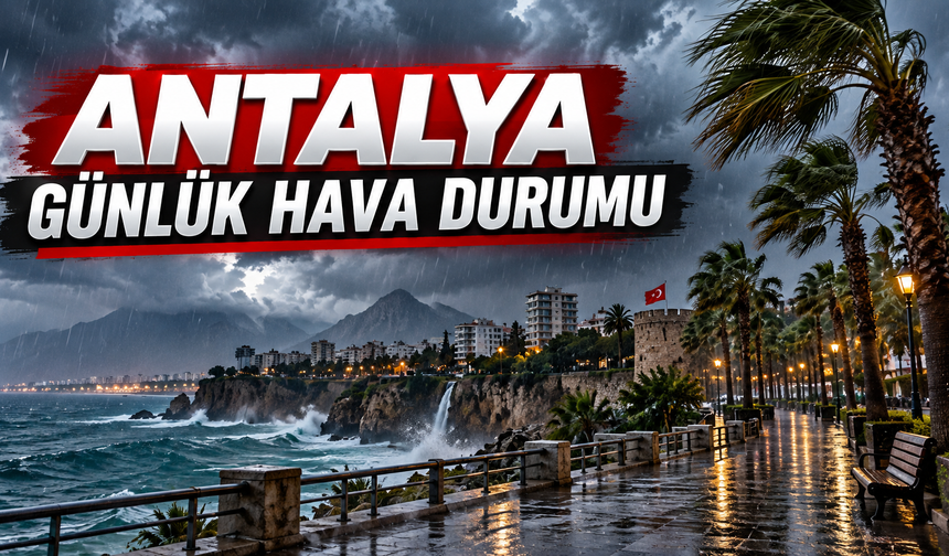 Antalya günlük hava durumu - 03.10.2026