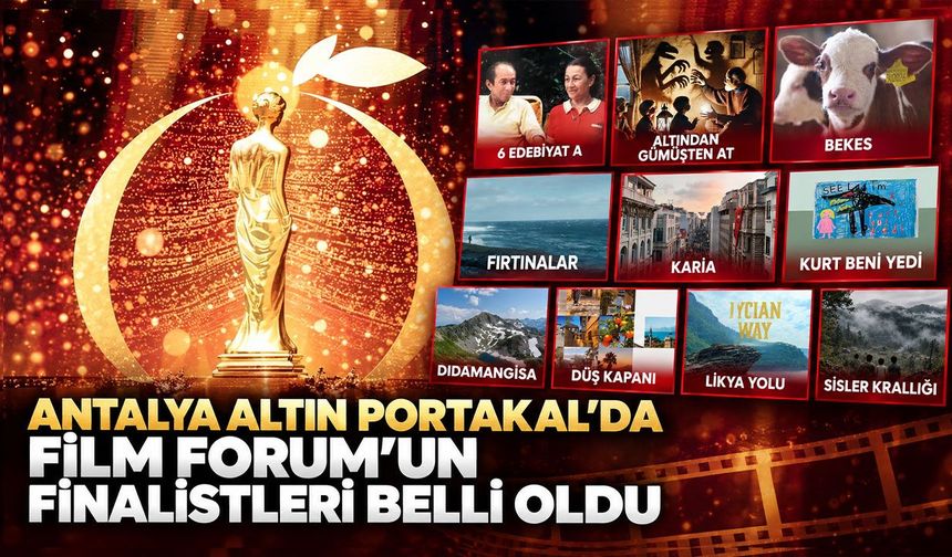 Antalya Altın Portakal'da Film Forum'un finalistleri belli oldu