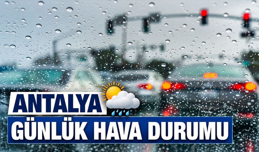 Antalya günlük hava durumu - 04.10.2026