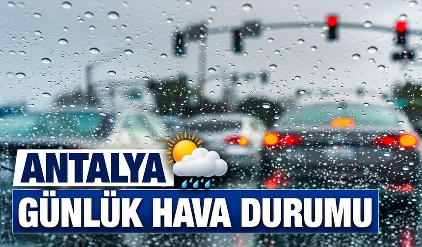 Antalya günlük hava durumu - 28.10.2026