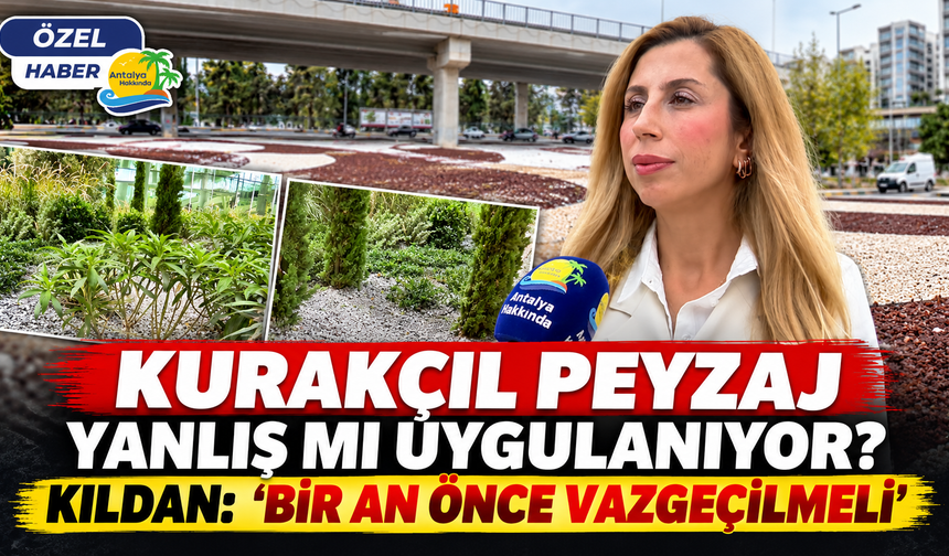Kurakçıl peyzaj yanlış mı uygulanıyor? Kıldan: "Bir an önce vazgeçilmeli"